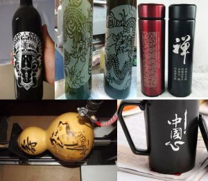 淄博张店区酒瓶葫芦工艺品激光雕刻机